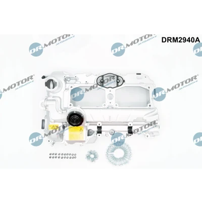 Kuva DR.MOTOR AUTOMOTIVE DRM2940A Venttiilikoppa tiivisterenkaat mukana Huohotinventtiilillä, Ruuveilla BMW: 5 Touring, Sedan, 3 Sedan