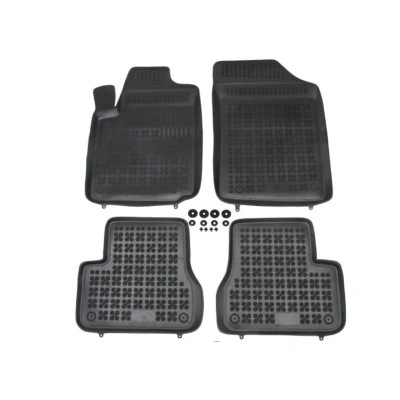 Kuva REZAW PLAST 201217 Lattiamattosetti Kumi Edessä ja takana 4 Musta CITROËN: C3 I Hatchback