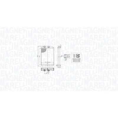 Kuva MAGNETI MARELLI 350218519000 Lämmityslaitteen Kenno
