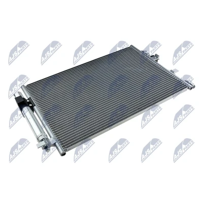 Kuva NTY CCS FR 022 Ilmastoinnin Lauhdutin Vedenerottimella Alumiini 591 FORD: FOCUS 3 Turnier, C Max 2,