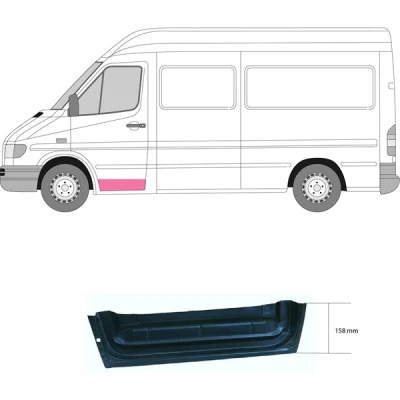 Kuva Ovi, Eteen, vasen MERCEDES BENZ, VW OE