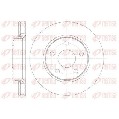 Kuva REMSA Jarrulevy JEEP: WRANGLER 3 Etuakseli 302mm 28mm 5 Tuuletettu 61367.10 52060137AB,BDM759420,DCA6136710 Jarrulevyt