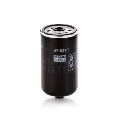 Kuva MANN FILTER WK 824/3 Polttoainesuodatin Ruuvattava suodatin HYUNDAI: Sonata V, SANTA FE 2, i40 Farmari, KIA: SORENTO 1, CARENS 4