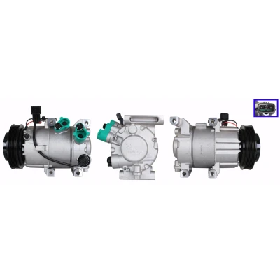 Kuva DRI 700511215 Ilmastoinnin Kompressori PAG 46 YF R 134a, 1234yf