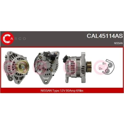 Kuva CASCO CAL35206AS Laturi 12V 85A MITSUBISHI: Lancer 8 Limousine