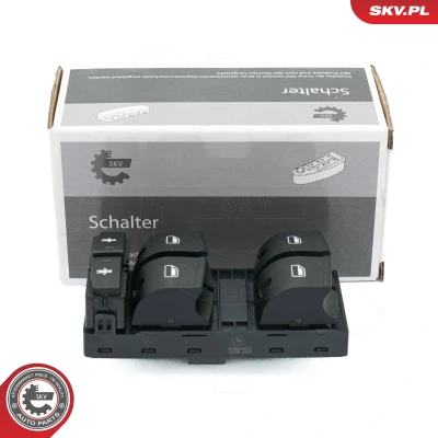 Kuva ESEN SKV 37SKV471 Lasinnostimen Kytkin Etu, vasen AUDI: A6 C6 Avant, Sedan, Q7