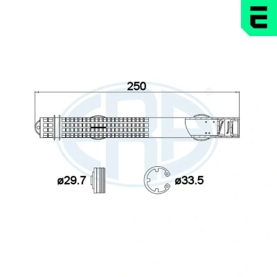 Kuva ERA 668031 Ilmastoinnin Kuivain BMW: 5 Sedan, X5, Touring, MINI: Hatchback