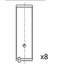Kuva FAI AutoParts BB2079 STD Kiertokangen Laakeri OPEL: Astra G CC, Vectra B Ascona Sedan