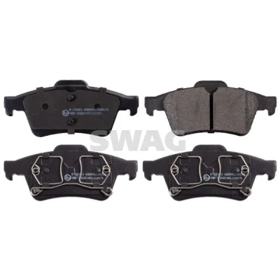 Kuva SWAG 60 91 6428 Jarrupalat Taka akseli Ilman kulumisenilmaisinta RENAULT: LAGUNA 2 Grandtour, 2, MEGANE NISSAN: Primera Hatchback