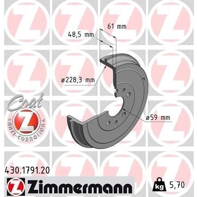 Kuva ZIMMERMANN COAT Z 430.1791.20 Jarrurumpu 269