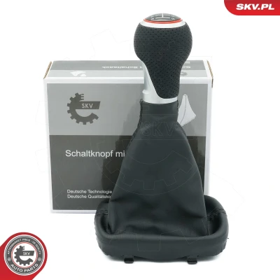 Kuva ESEN SKV 63SKV412 Vaihdekepin nuppi 6 vaihteinen Nahka AUDI: A3 Hatchback