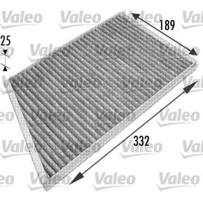 Kuva VALEO CLIMFILTER PROTECT 698743 Raitisilmasuodatin Aktiivihiilisuodatin 340 198 25 MERCEDES BENZ: C sarja T modell, Sedan, CLK Coupe