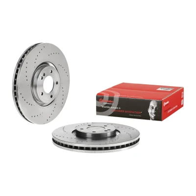 Kuva BREMBO 09.D762.10 Jarrulevyt 400 38 5 tuuletettu sisältä hiiliteräs Ruuveilla