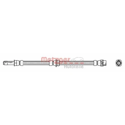 Kuva METZGER 4114074 Jarruletku 502 M10 x 1 BMW: 3 Sedan, Touring, Compact