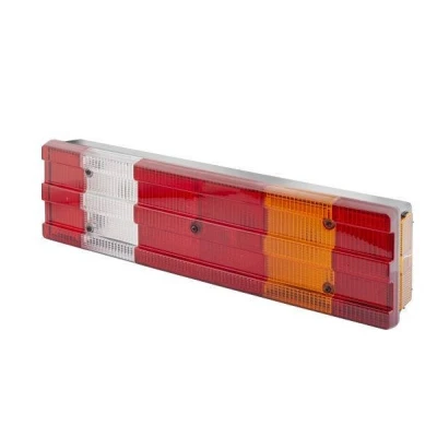 Kuva HELLA 2VP 007 500 421 Takavalot Oikea P21W, R10W Musta 24 polttimoilla, ilman peruutusvaroitinta Lampun kannalla MERCEDES BENZ: ACTROS MP2 / MP3