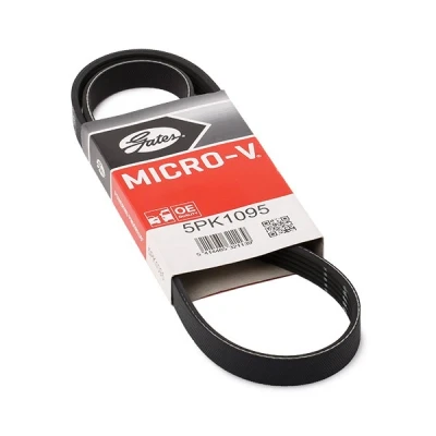 Kuva GATES 5PK1095 Moniurahihna 1095 5 Polyesteri, EPDM (eteenipropeeni dieeni kumi) FleetRunner Micro V VOLVO: V70 3, V60 I, XC70 II Farmari