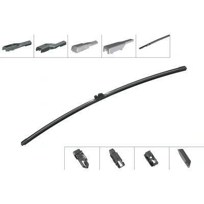 Kuva Pyyhkijänsulka Bosch 3 397 016 314 Flatblade pyyhinsulka (rungoton) Ohjaus vasemmalla
