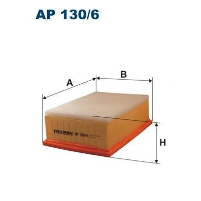 Kuva FILTRON AP 130/6 Ilmansuodatin 82 168 247 Suodatinpanos pölyisiin olosuhteisiin PEUGEOT: 307 SW, Hatchback, Farmari, CITROËN: C4 I Hatchback