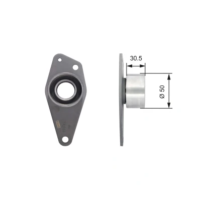 Kuva GATES FleetRunner Micro V Stretch Fit T42088 Ohjainrulla, Hammashihna