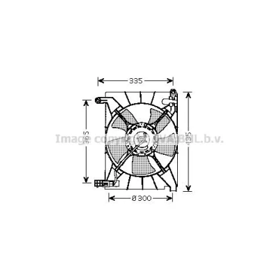 Kuva PRASCO DND282 Ilmastoinnin Kuivain R 134a Alumiini NISSAN: Qashqai / Qashqai+2 I