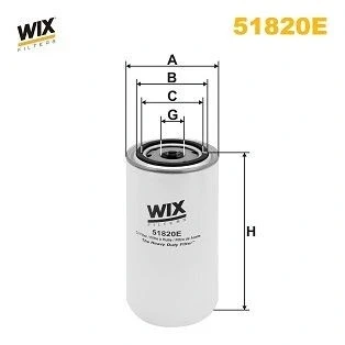 Kuva WIX FILTERS 51820E Öljynsuodatin 1 12 UNF Ruuvattava suodatin