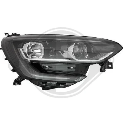 Kuva DIEDERICHS 4467980 Ajovaloumpio Oikea LED, H7/H7 Päiväajovalolla (LED)