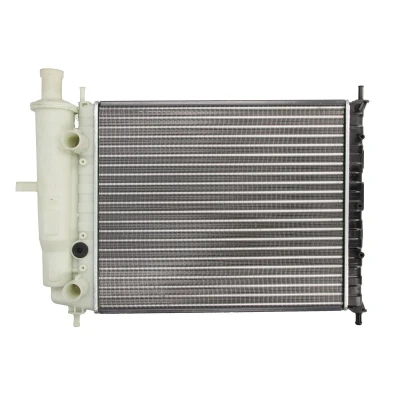 Kuva THERMOTEC D7F014TT Jäähdytin Alumiini, Muovi Autoihin ilman ilmastointilaitetta 480 414 34 Käsivaihteisto Jäähdytysrivat mekaan. kiinnitetyt