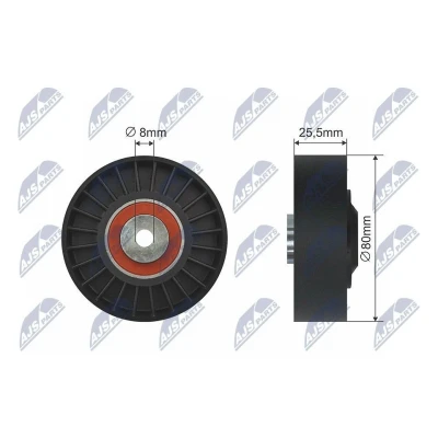 Kuva Ohjainrulla, moniurahihna DAEWOO, MERCEDES BENZ, SSANGYONG, VW OE 062 145 278, 062145278, 601 200 09 70