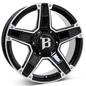 Kuva Ballistic Dakota Black Polished 9x20 6/114.3 ET43 B66.1
