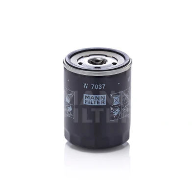Kuva MANN FILTER W 7037 Öljynsuodatin M 20 X 1.5 yhdellä peruutuksenestoventtiilillä Ruuvattava suodatin SUBARU: Forester III, Legacy 4, Outback IV