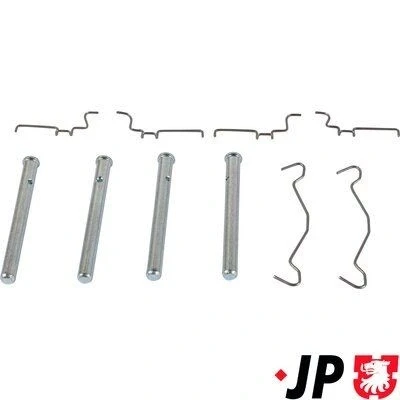Kuva JP GROUP 4863750110 Tarvikesarja, Jarrupala Taka akseli TOYOTA: Yaris I Hatchback, RAV4 II SUV, Corolla IX Hatchback