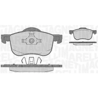 Kuva MAGNETI MARELLI 363916060422 Jarrupalat VOLVO: V70 2, XC90 I, S60 I
