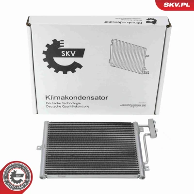 Kuva ESEN SKV 86SKV489 Ilmastoinnin Lauhdutin ilman vedenerotinta Alumiini 369mm PORSCHE: Boxster, 911 Coupe