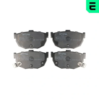 Kuva OPTIMAL BP 09603 Jarrupalat Taka akseli akustisella kulumavaroittimella KIA: Cerato Hatchback, Sedan, HYUNDAI: Elantra III Coupe II