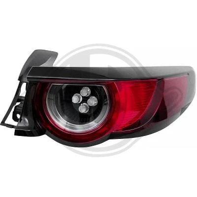 Kuva DIEDERICHS 5621090 Takavalot Oikea Uloin osa LED