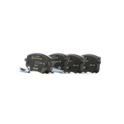 Kuva TEXTAR 2286101 Jarrupalat akustisella kulumavaroittimella Jarrusatulan ruuveilla Tarvikkeilla NISSAN: NP300 Navara Pick up