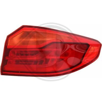 Kuva DIEDERICHS 1226090 Takavalot Oikea Uloin osa LED Lampun kannalla