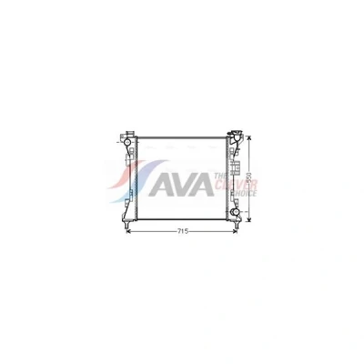 Kuva Jäähdytin,moottorin jäähdytys AVA QUALITY COOLING CR2104
