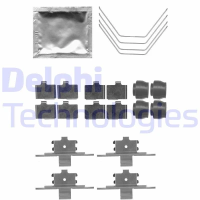 Kuva DELPHI LX0521 Tarvikesarja, Jarrupala MAZDA: 6 Farmari, Sedan, Hatchback, FORD: MONDEO 4 Turnier, Stufenheck