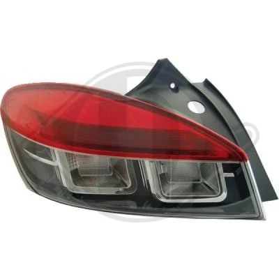 Kuva DIEDERICHS Priority Parts 4465291 Takavalot Vasen polttimoilla Lampun kannalla