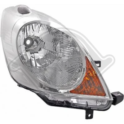 Kuva DIEDERICHS 6035080 Ajovaloumpio Oikea H4 Keltainen NISSAN: Note I