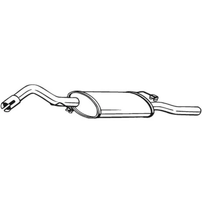 Kuva BOSAL 278 581 Takaäänenvaimennin
