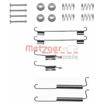 Kuva METZGER 105 0795 Tarvikesarja Jarrukengät CHEVROLET: Matiz