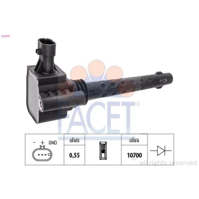 Kuva FACET 9.6510 Sytytyspuola ALFA ROMEO: MiTo, FIAT: 500L
