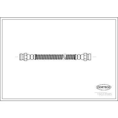 Kuva CORTECO 19033585 Jarruletku Taka akseli 280 HYUNDAI: Getz