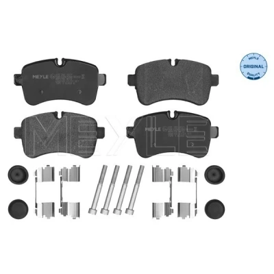 Kuva MEYLE 025 292 3221 Jarrupalat ORIGINAL Quality Taka akseli Ilman kulumisenilmaisinta, Kulumisenilmaisemelle Huudonvaimennuspellillä IVECO: Daily 6