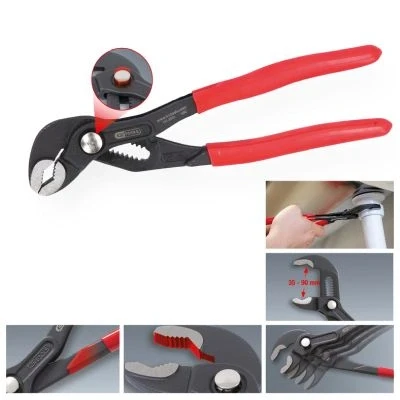 Kuva KS TOOLS 115.2016 Putki / vesipumppupihdit 90 415, 30 Kromi vanadium teräs
