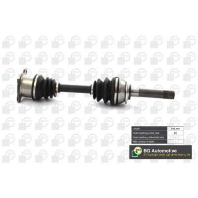 Kuva BGA DS6100R Vetoakseli Etuakseli, oikea MITSUBISHI: PAJERO 2, L200 III Pick up