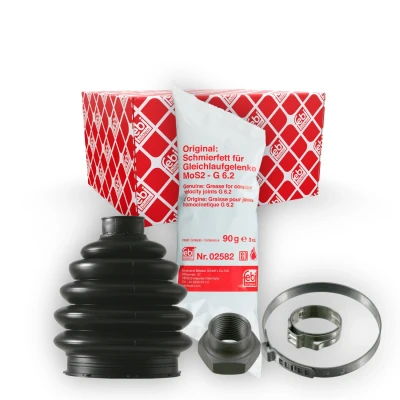 Kuva FEBI BILSTEIN 01007 Paljekumisarja, Vetoakseli Etuakseli, Pyörän puoli Thermoplast