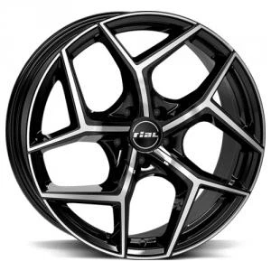 Kuva Rial Salento Diamond Black Pol 8x18 5/114.3 ET40 B70.1 Alumiinivanteet
